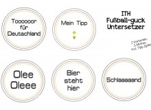 ITH - Fußball-guck Untersetzer